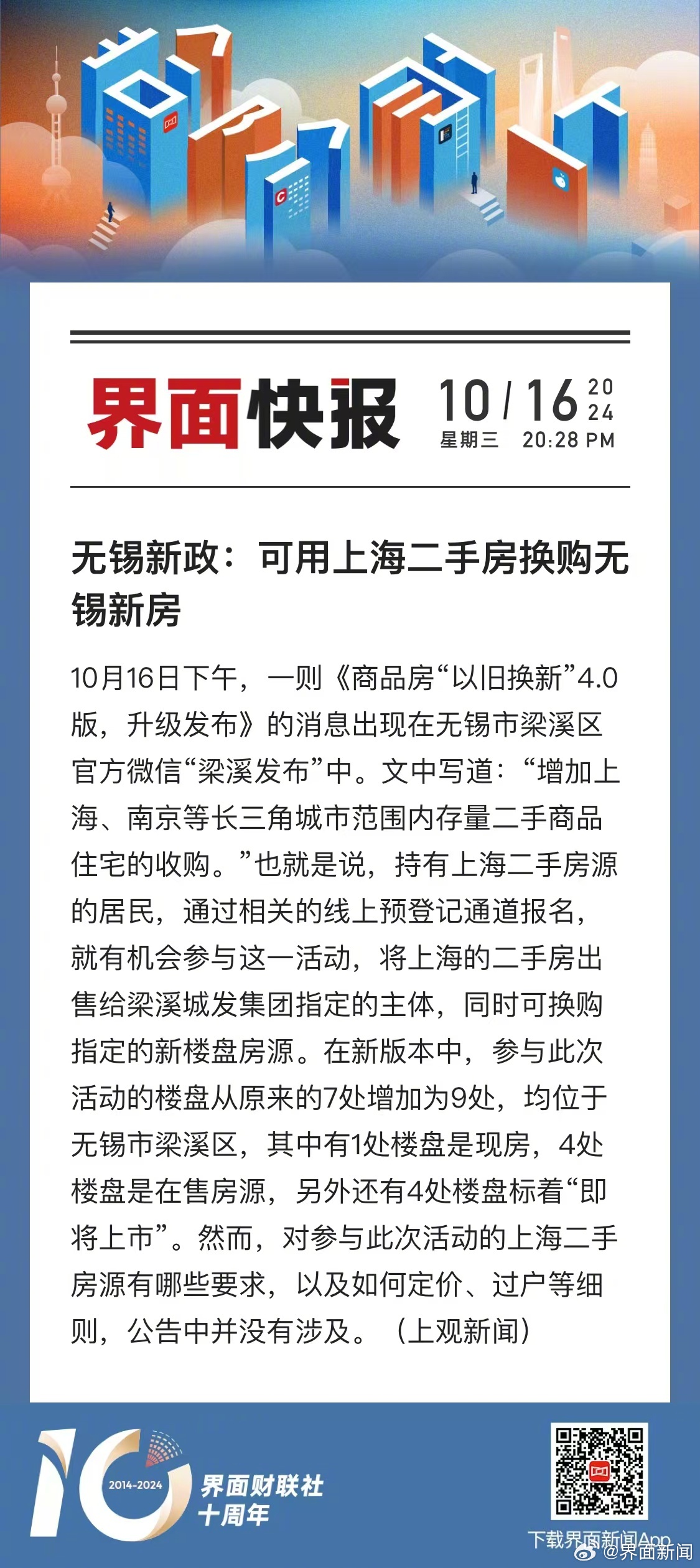 上海二手房换购无锡新房，新政开启生活新篇章