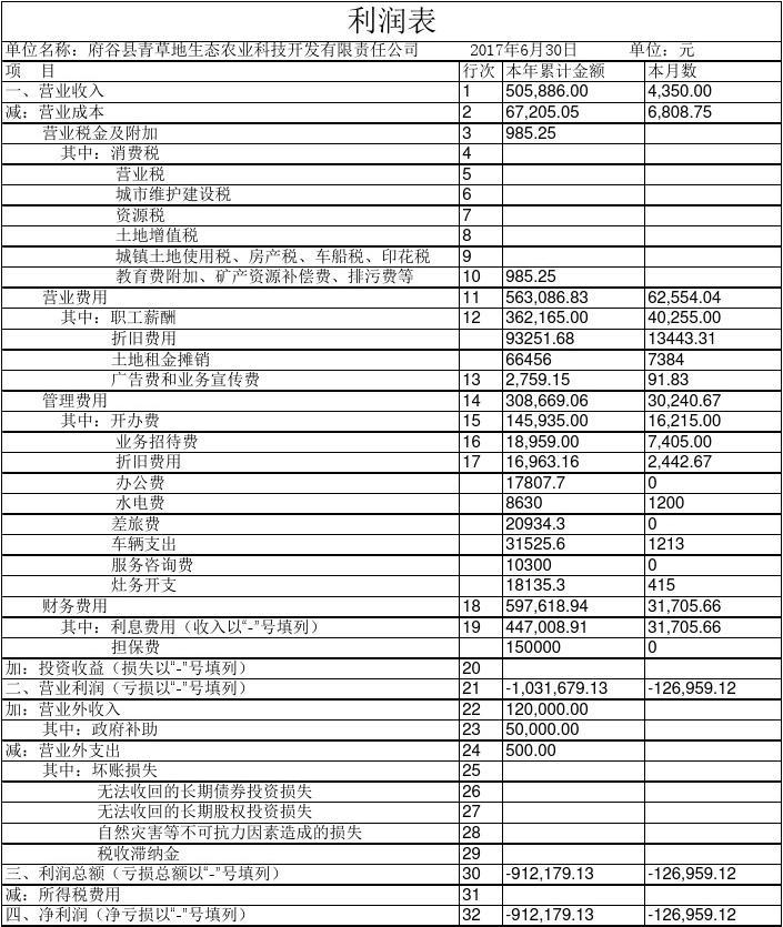 🌟 2017年最新利润表解读与概览🌟