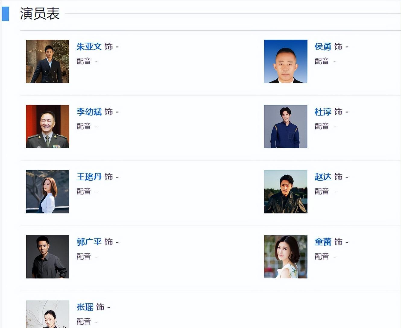 成长演员表全部名单
