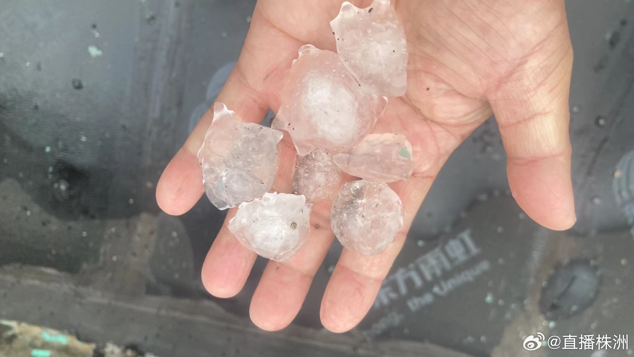 冰雹预警发布，小巷中的意外发现