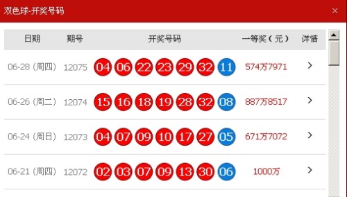 七位数最新开奖